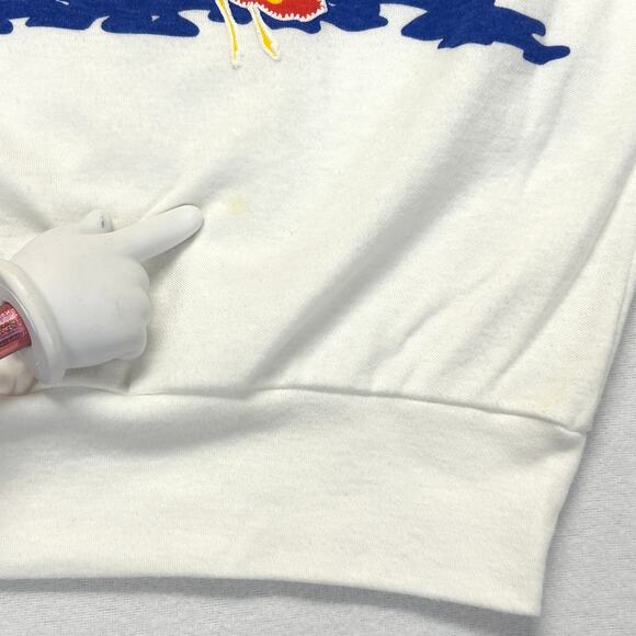 Vintage 80s Tee Shirt Jane Colby Sailboat Sunset Textured Tropical Beach Fashion - Picture 9 of 14